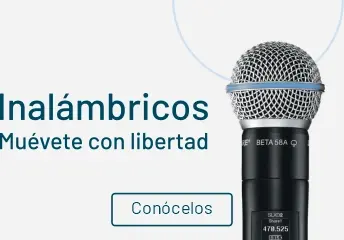 Conoce los micrófonos inalámbricos para voz e instrumento en LSC Producciones