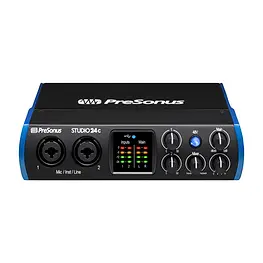 interfaz de audio 192kHz 24 bit PreSonus Studio 24C